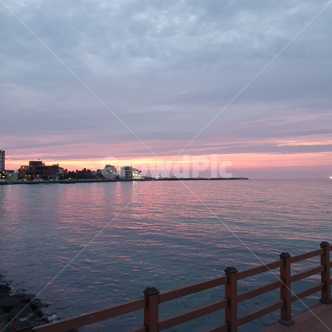 바다,해변,선셋,노을,일몰