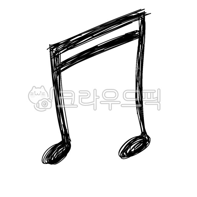 음악,피아노,악보,음표,심플,일러스트,손그림,검정색,귀여운
