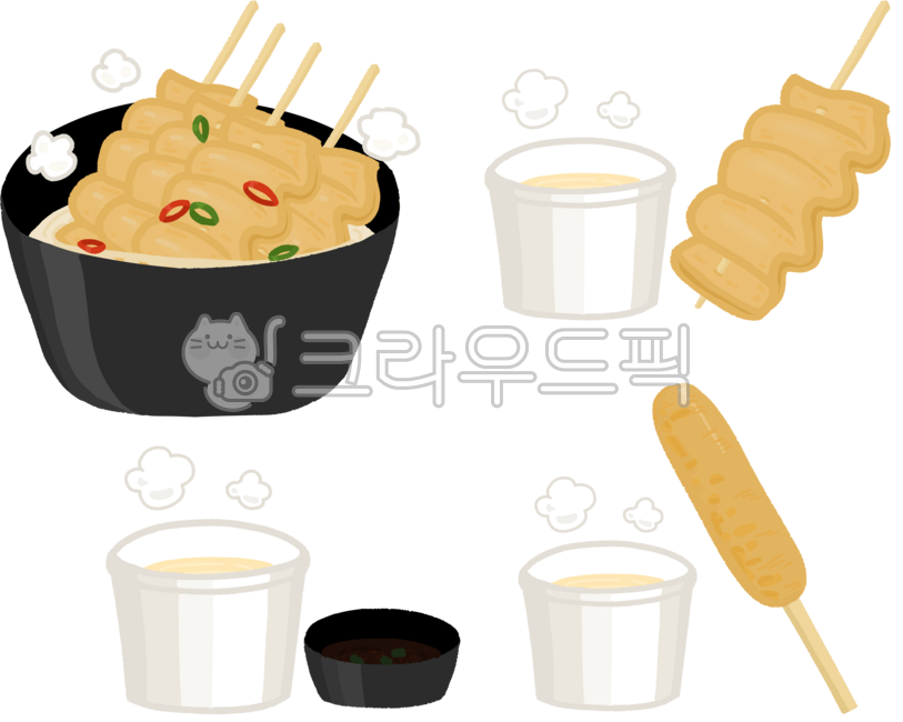 Fish cake soup,oden soup,fish cake,fish cake skewers,fish cake soup,winter snack,street food,snack,warm food,soup,winter illustration,warm atmosphere,Korean food,winter material,oden,eomuk,korean street food,wintersnack,hot soup,warm fo