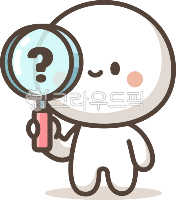 magnifying glass,question mark,curious,character,cute,holding magnifying glass,curiosity,question