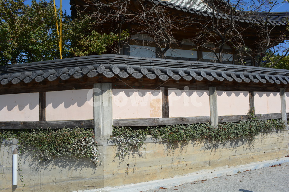 지붕,돌담,전통,한옥마을,한옥