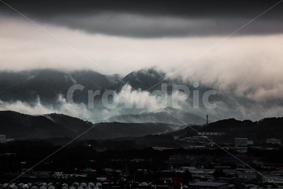 산,흑백,구름,시골,아침,자연,풍경,nature,landscape,시골,마을,country,rural,town,한국자연풍경,한국자연경관,korea nature landscape,outdoors,옥외,weather,날씨,경치,scenery