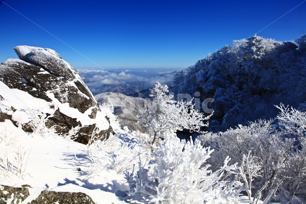 frost,서리,nature,자연,outdoors,옥외,ice,빙,mountain,산,mountainrange,산맥,glacier,빙하,snow,눈,scenery,상고대,무주,덕유산,덕유산설경,설경,설청봉,향적봉,중봉,경치,풍경,운해