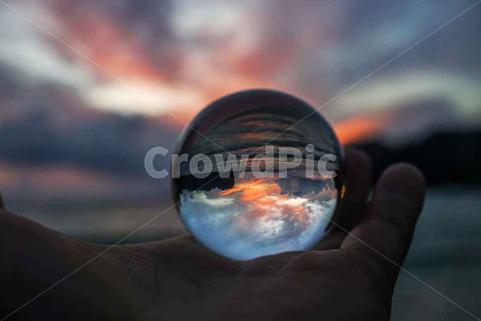 노을,석양,sunset,일몰,하늘,sky,주황색,orange,라일레이,해변,beach,railay,태국,thailand,수정구,crystal,배경,background,자연,nature