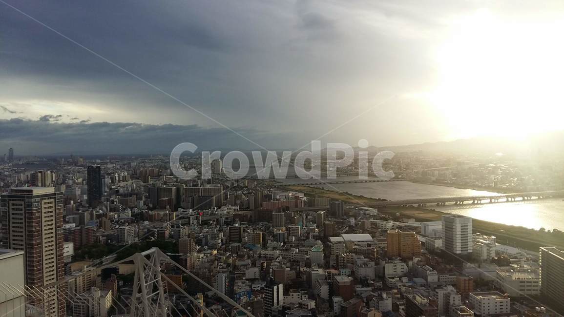 경치,풍경,조감도,오사카,도시,선셋,landscape,nature,scenery,outdoors,aerialview,자연,도시,풍경,city,landscape,해외,외국,세계,foreign,oversea,world,세계도시풍경,해외도시풍경,외국도시풍경,world cityscape