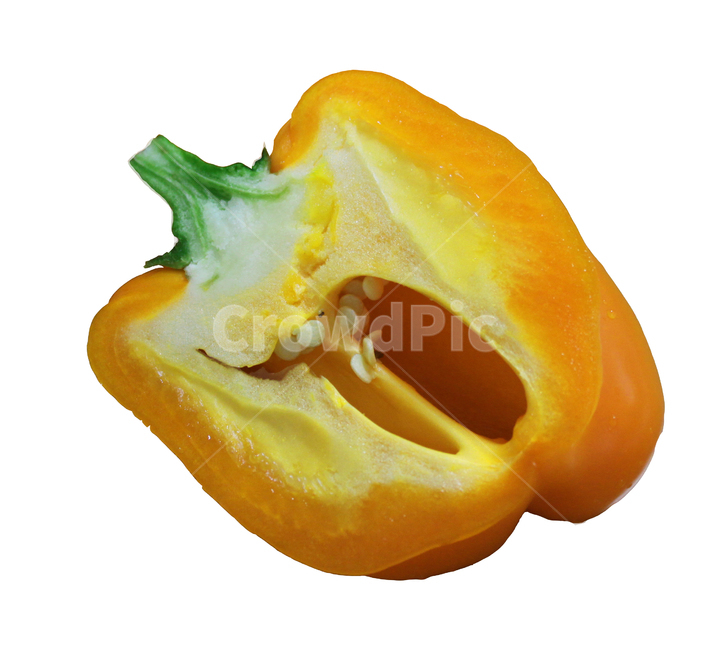 파프리카,paprika,section,단면,채소,노란파프리카,컬러풀,노란색,plant,식물,food,음식,야채,bellpepper,vegetable,피망,채소,야채,vegetables