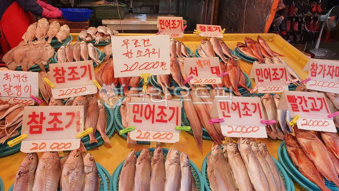 한국시장,주전부리,건어물,마켓,mart,marketplace,음식,식재료,재래시장,어시장,food,korea,foodreserves,수산물,seafood,fisheryproducts,한국어시장,조기