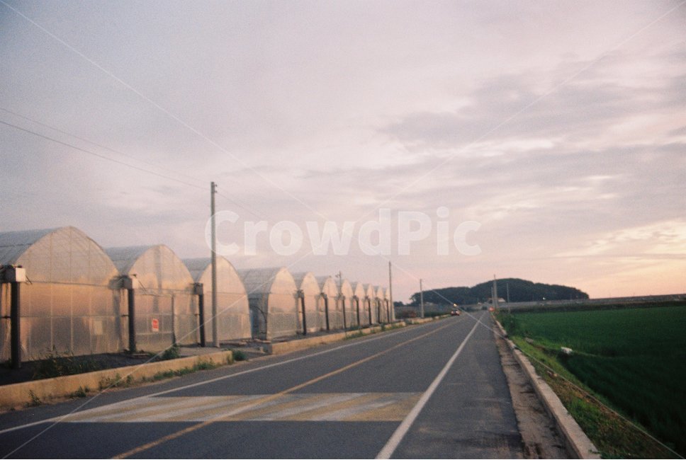 대천,야경,풍경,하늘,필름,필카,감성,시골,구름,노을,해,시골,마을,풍경,landscape,country,rural,town,교통,교통수단,traffic,transportation