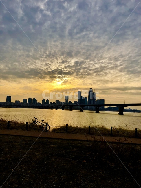 강,노을,대교,경치,저녁,풍경,분위기,산책,구름,자연,도시,풍경,city,landscape