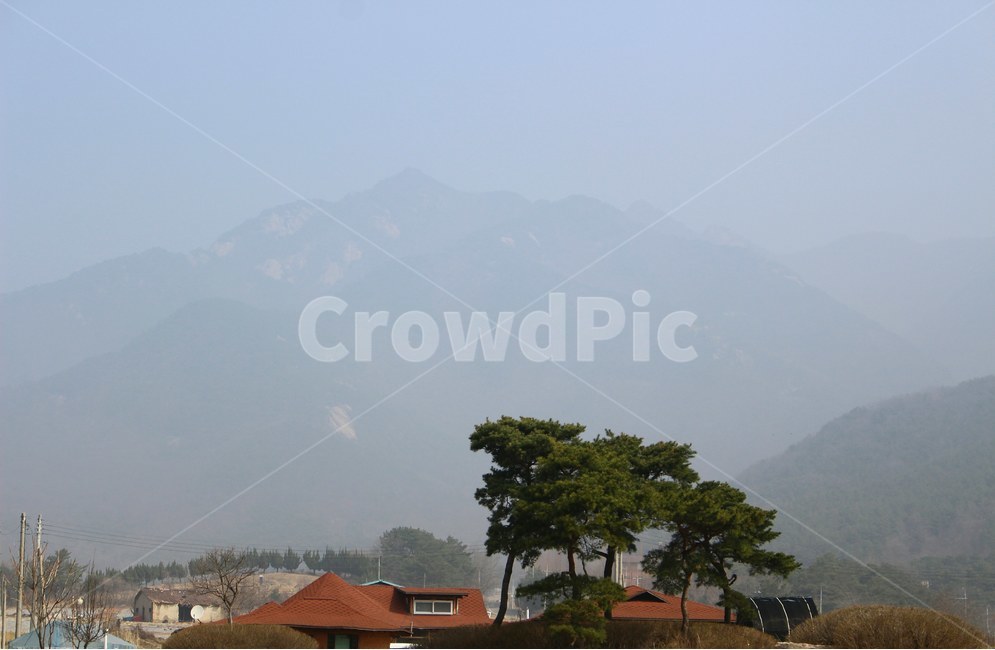 봄,미세먼지,풍경,산,계룡산,멋진풍경,자연,풍경,nature,landscape,한국자연풍경,한국자연경관,korea nature landscape,시골,마을,country,rural,town,outdoors,옥외