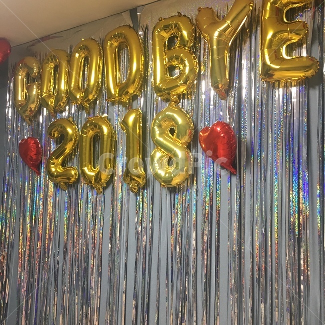 연말파티,홈파티,goodbye2018,2018,풍선데코레이션,축제,행사,festival,carnival,event