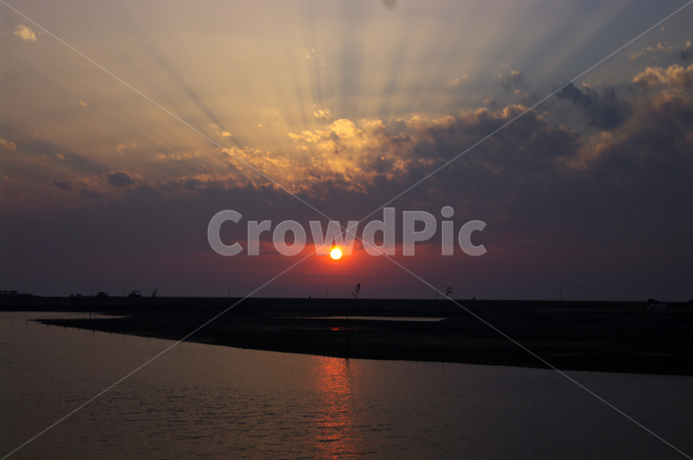 하늘,석양,노을,구름,빛,풍경,바다,sunset,안면도,꽃지해변,자연,풍경,nature,landscape,outdoors,옥외,sunlight,햇빛