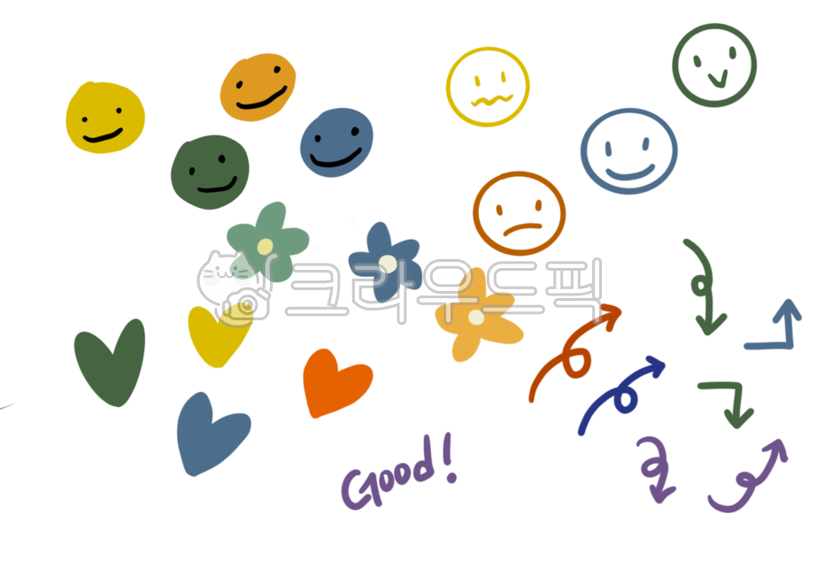 Decorating a diary,expression,smile illustration,arrow,Dakku Illustration,heart illustration,sticker,facial expression stickers,Flower shape illustration,heart,smile,flower,good note png,Dakku,flower shape,Good Note Sticker,Dakku Sticker,sticker illustrat