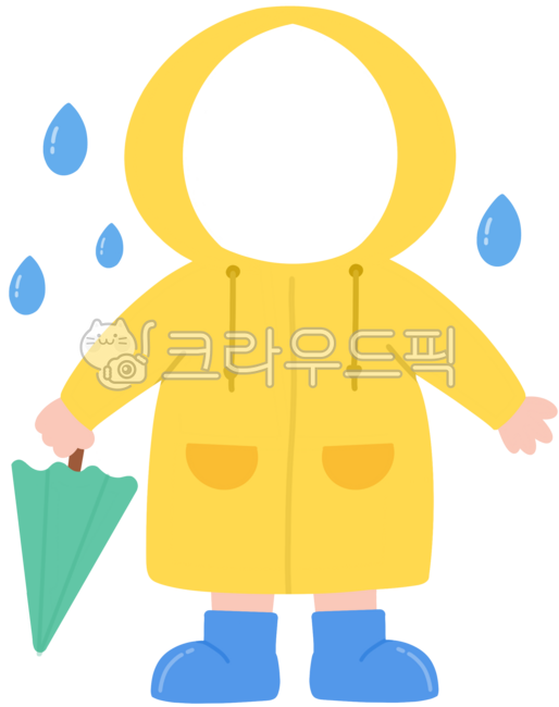 비옷,어린이,어린이집,비옷입은어린이,유치원,우산,비,장화,우비,날씨,장마,장마철,얼굴합성,비옷얼굴합성,꼬마