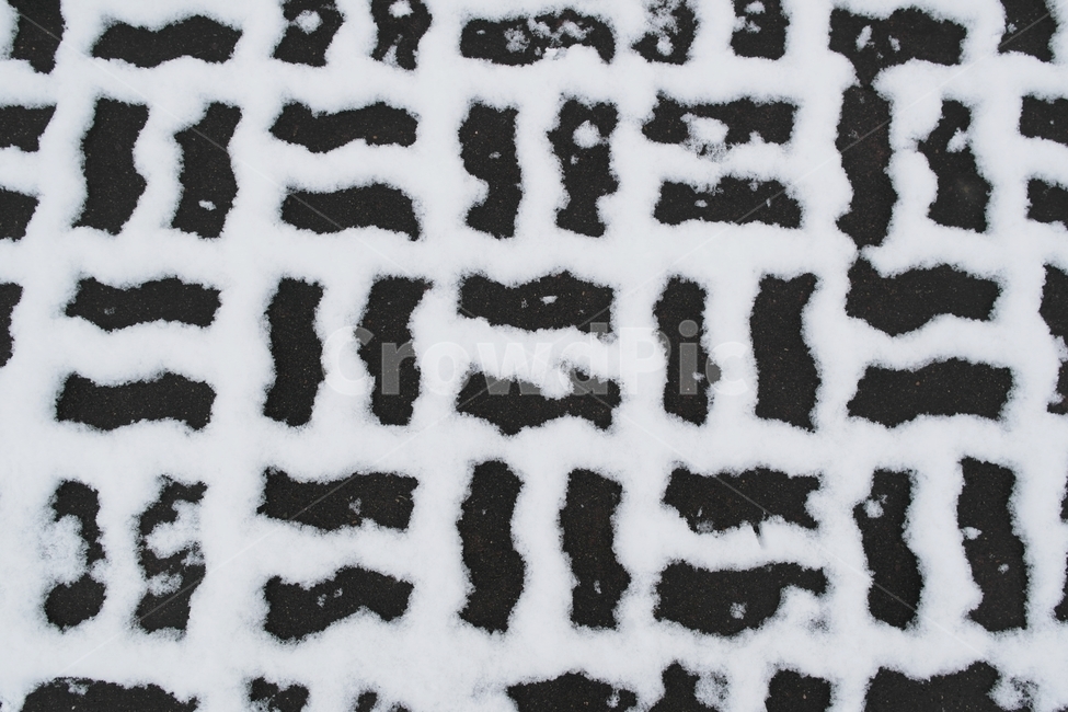 눈,겨울,보도블럭,물결,모양,겨울,계절,winter,season,텍스처,질감,패턴,texture,pattern