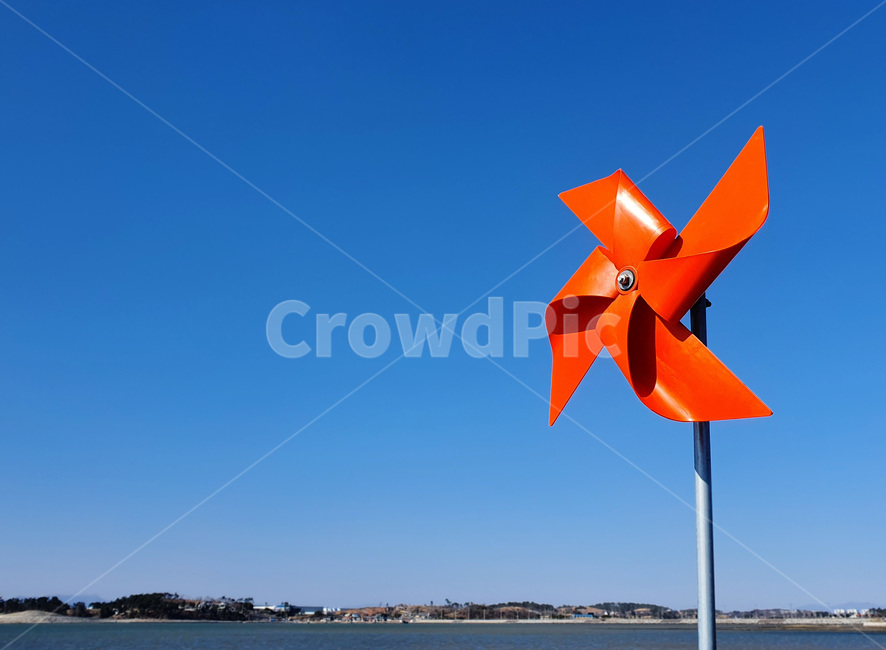 sky,하늘,바람개비,pinwheel,windmill,skyblue