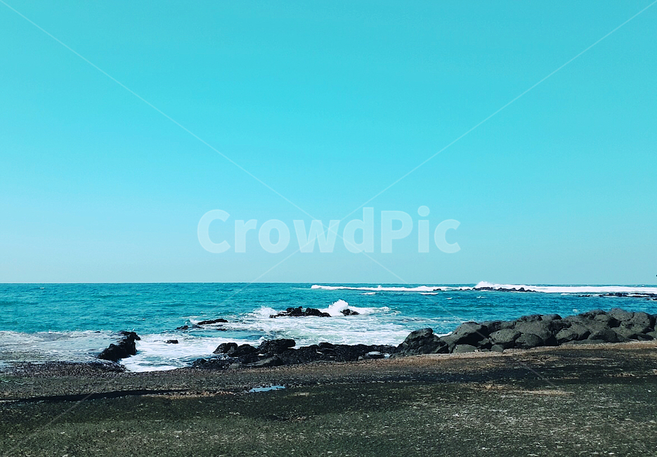 제주도,제주돌,돌,바다,하늘,파도,바람
