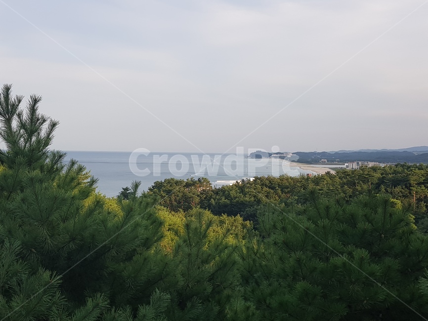 산,바다,하늘,자연,풍경