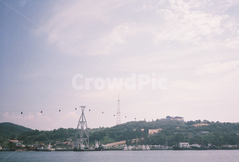 필름,필름사진,film,바다,sea,배,boat,자연,nature,섬,island