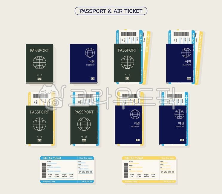 여권,구여권,신여권,passport,신분증,여행,티켓,비행기티켓,일러스트,전자여권,항공권,idcard,통행증,허가증,identificationcard,airlineticket,planeticket,ticket,종이,paper,텍스트,text