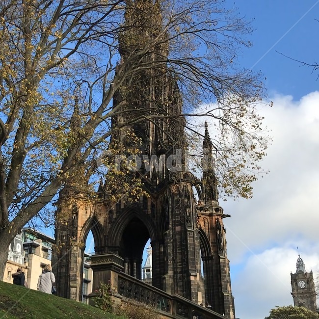 스코틀랜드,에딘버러,스콧기념탑,가을,scotland,edinburgh,scottmonument