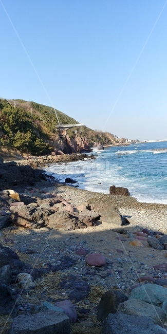 바다,파도,절벽,해변,모래,동해,자연,자연,풍경,nature,landscape,promontory,곶