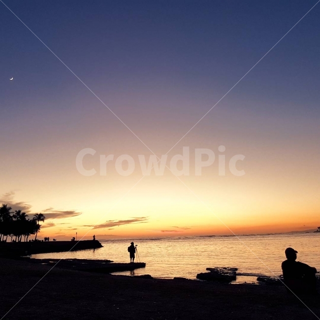하와이,노을,비치,휴가,바다,해변,바다,beach,sea,해외,외국,세계,foreign,oversea,world,세계자연풍경,해외자연풍경,외국자연풍경,world nature landscape,인물실루엣,사람실루엣,character silhouette,human silhouette,여행,휴가,traveling,vacation,trip,human,인간,person,사람,nature,자연,outdoors,옥외,silhouette,실루엣