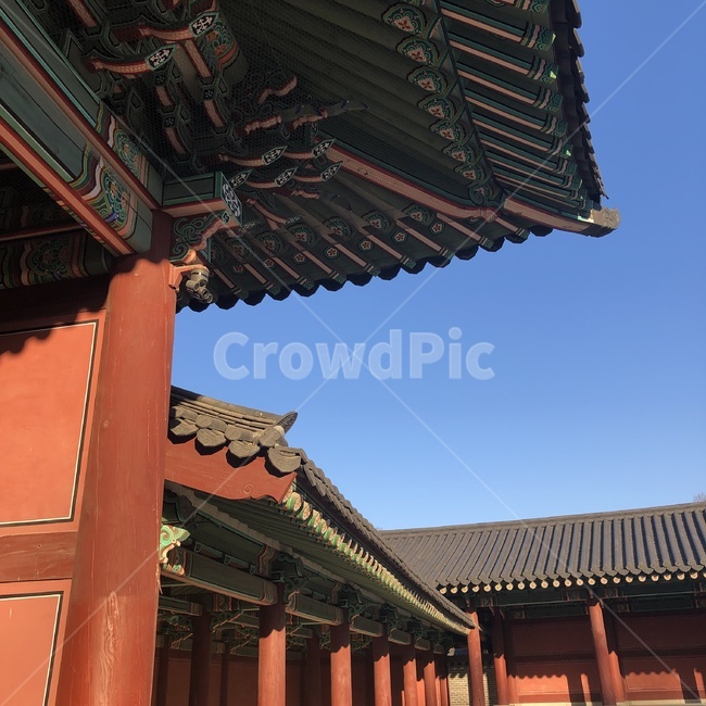 한옥,창덕궁,전통,하늘,전통문양,기와,햇살,한국전통,한국문화,korean traditional,korean culture,건축물,건물외관,exterior,building,structure,architecture,construction