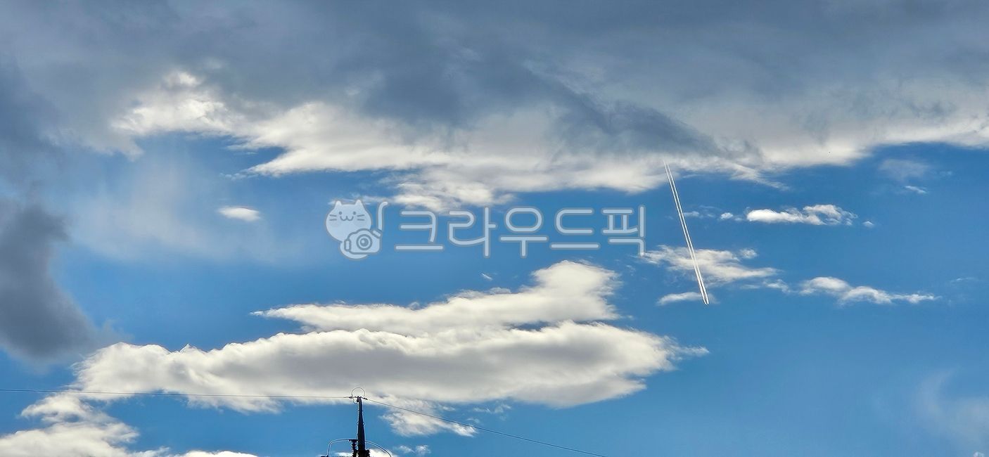 구름,하늘,비행기,푸른하늘,날씨,자연,옥외