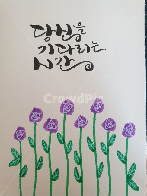 text,본문,캘리그라피,엽서캘리그라피,꽃그림
