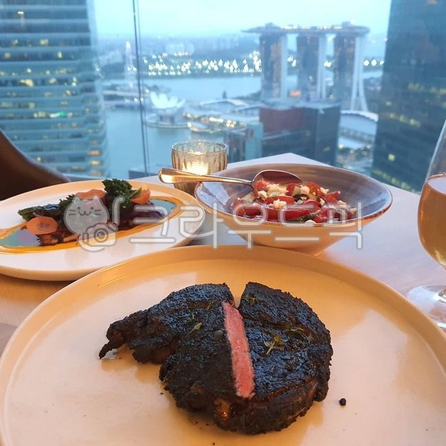 스테이크,싱가포르,요리,맛집,시티뷰,음식,호텔,레스토랑