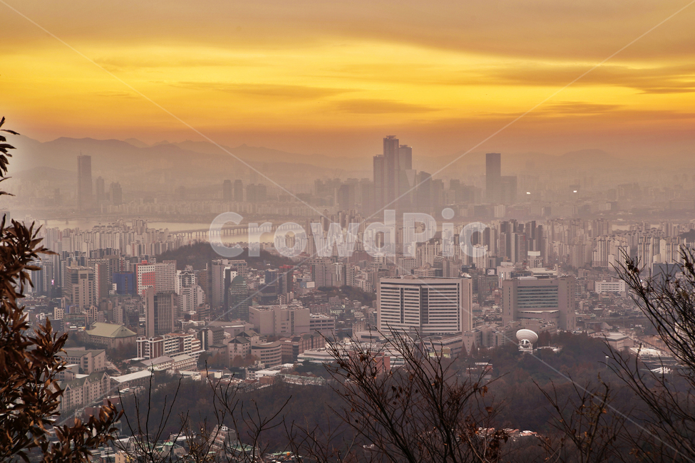 도심풍경,서울,안산,석양,일몰,마포구,노을,도시,풍경,city,landscape,한국도시풍경,한국도시경관,korea cityscape