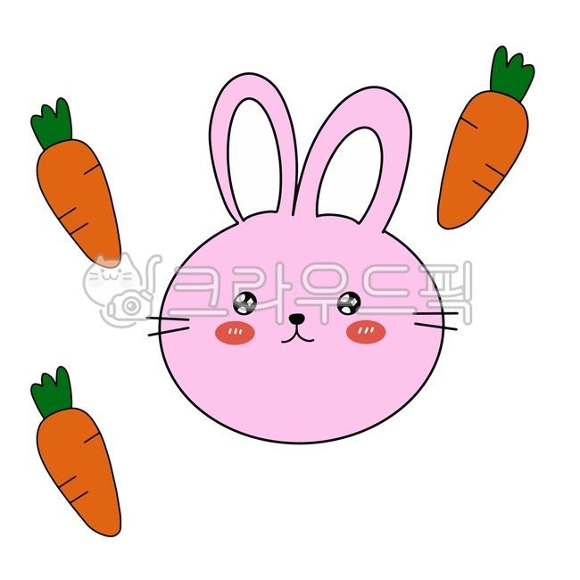 토끼,토끼캐릭터,토끼그림,동물,동물캐릭터,동물그림,토끼일러스트,당근,당근그림,분홍토끼,채소,채소그림,귀여운토끼,animal,animalface,rabbit,carrot,rabbitcharacter