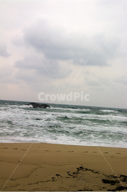 하늘,바다,파도,해변,모래사장,해변,바다,beach,sea