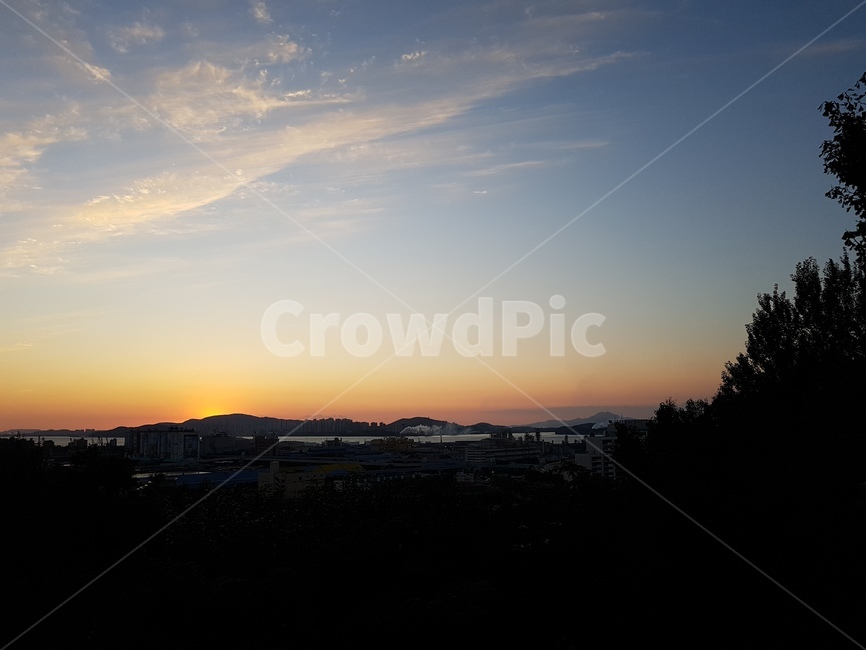 nature,자연,일몰,하늘,sky,redsky,붉은하늘,sunset,석양,서해