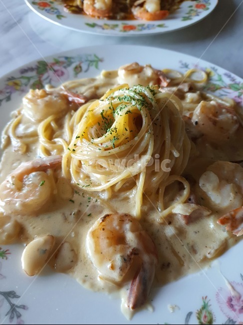 food,음식,pasta,파스타,새우크림파스타