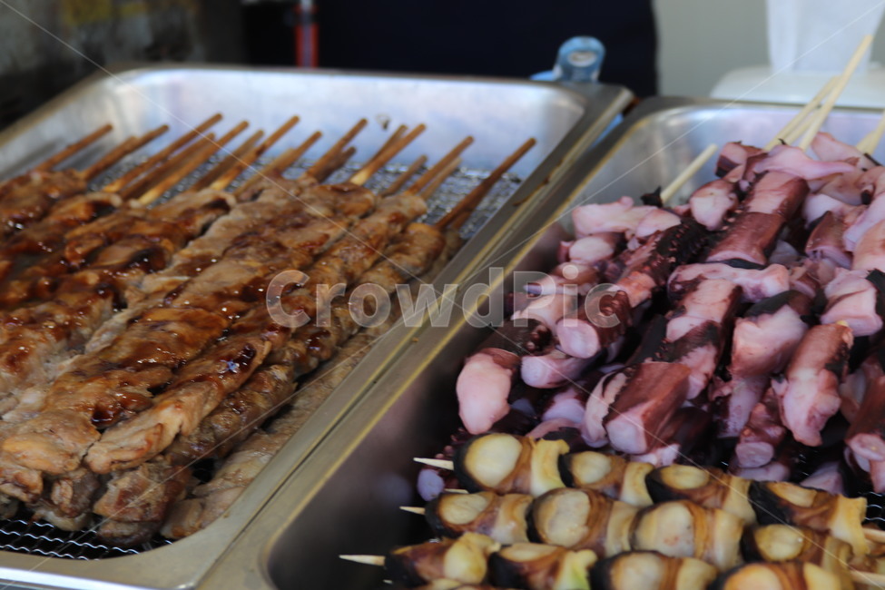 닭꼬치,문어꼬치,회오리감자,감자꼬치,닭꼬지,음식,식재료,요리,food,cook,meal,dishes,food reserves