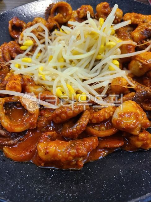 음식,food,쭈꾸미,쭈꾸미볶음,콩나물,볶음요리,dish,meal,식사