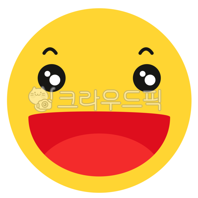 스마일, 웃음, 웃는얼굴, 스마일스티커, 이모티콘, 사진,이미지,일러스트,캘리그라피 - 매니팩토리작가