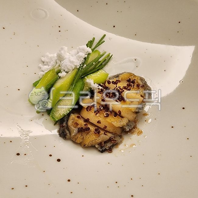 음식,전복,메인디시,레스토랑,플레이팅