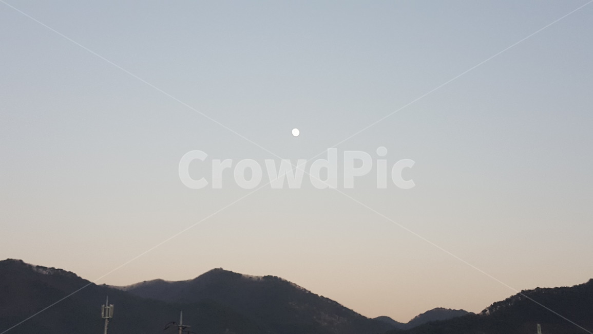 저녁,달,초저녁달,풍경,자연,자연,풍경,nature,landscape,outdoors,옥외
