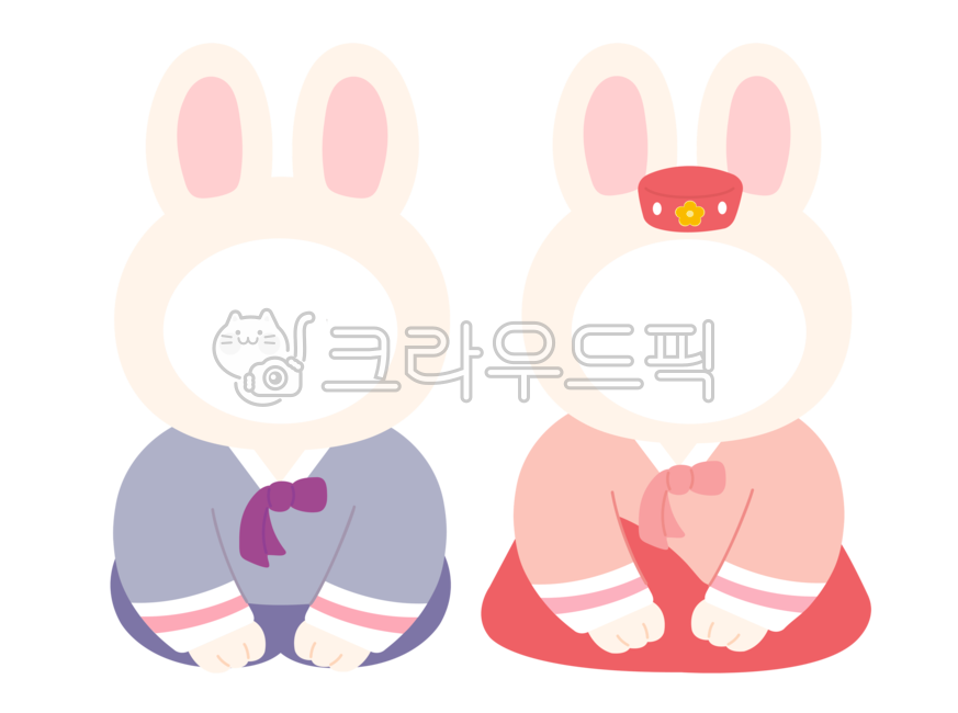 synthesis,Hancomplex,rabbit synthesis,2023,Day care Center,Its a rabbit,New Years Day Face Composition,Thanksgiving,rabbit face synthesis,New Years Day Illustration,year of gyemyo,Chuseok composite design,kindergarden,rabbit,Rabbit wearing hanbok,Hanbok R