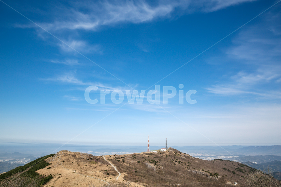 무등산,등산,정상,풍경,파란하늘,산,구름,자연,풍경,nature,landscape,outdoors,옥외,soil,흙