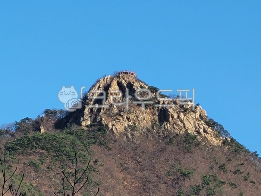 수암산,수암봉,등산,전망대,겨울,산,하늘,풍경,자연