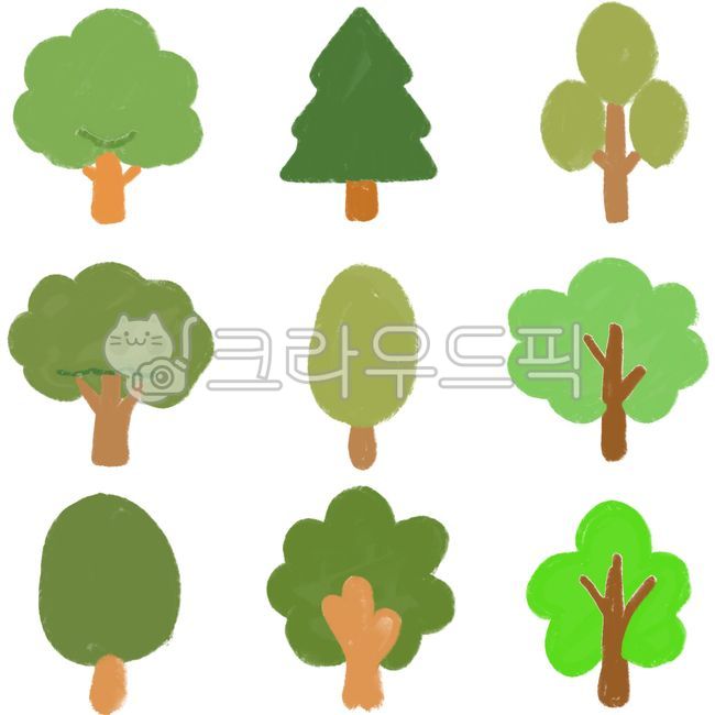 나무그림,나무그림모음,나무일러스트,여름나무,봄나무,사계절나무,초록나무,tree,greentree,녹색나무,공원나무,숲나무,산림욕장나무