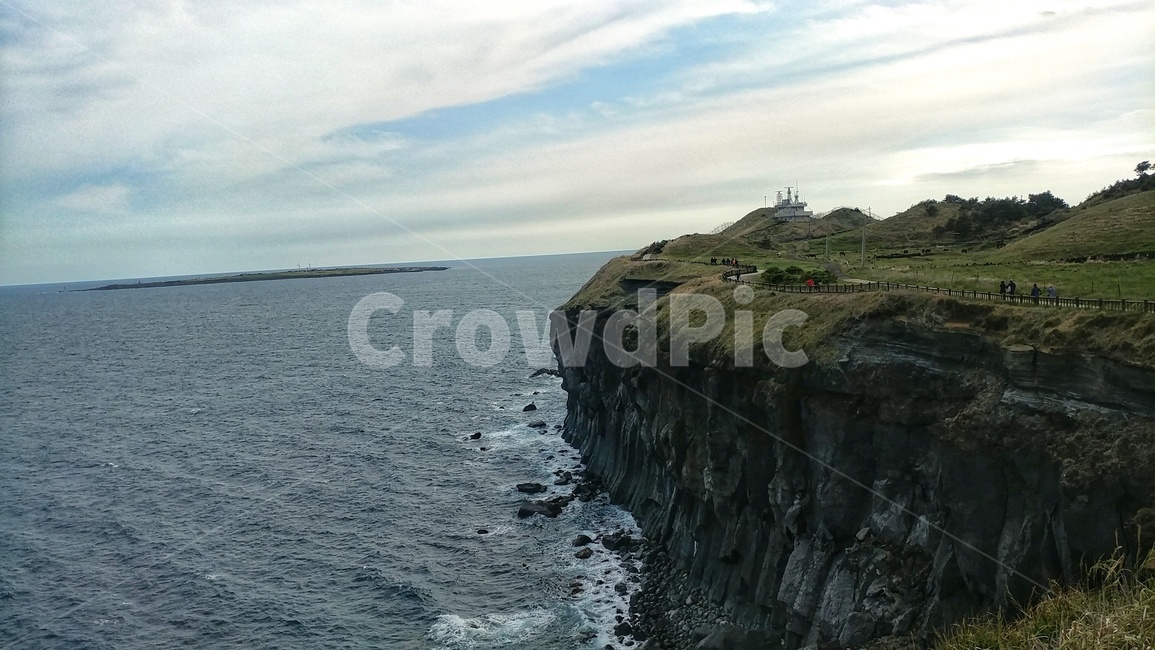 절벽,바다,하늘,구름,힐링,송악산,자연,풍경,nature,landscape,outdoors,옥외,cliff,낭떠러지