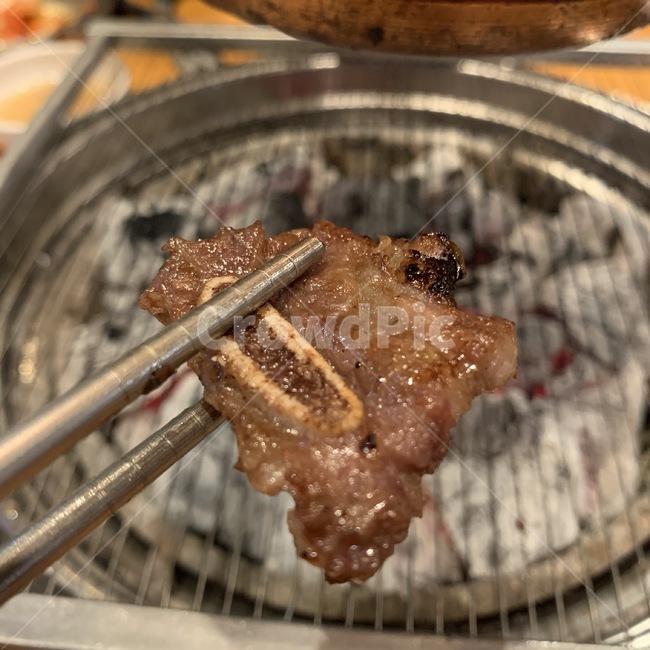 갈비,고기,숯불,음식,소갈비