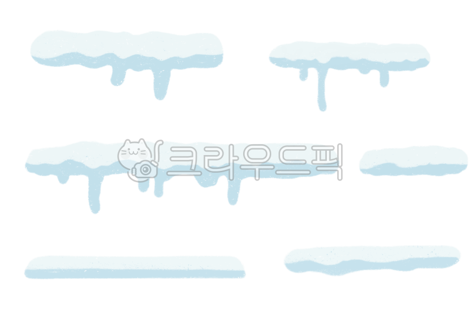 Hand Drawing,Snow,Snowy Illustration,png,Diary,Decoration,Sticker,Snowy,Dakku,Winter