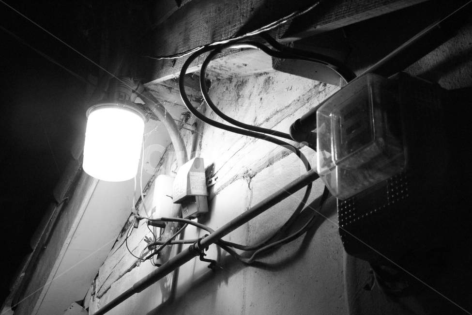 가로등,흑백,느와르,전등,계량기,흑백,모노톤,monochrome,black and white