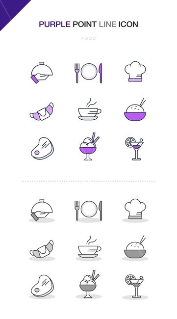 infographic,Line icon,ice cream,cocktail,meat,icon,cooking,bowl,food,element